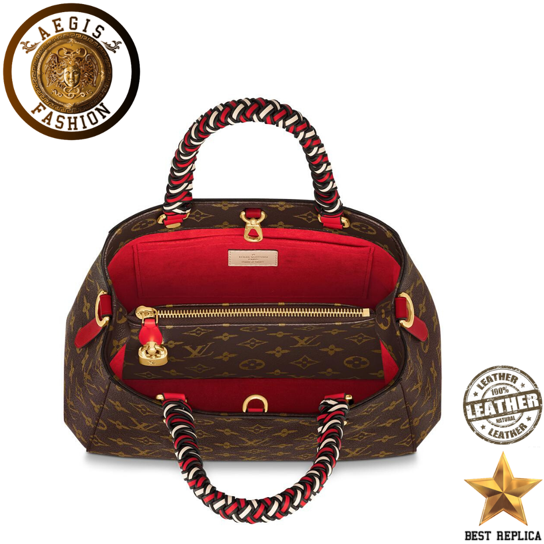 replica-louis-vuitton-montaigne-bb-monogram-canvas-coquelicot-red-creme-beige-safran-yellow-peach-pink-handbag-aegis-fashion