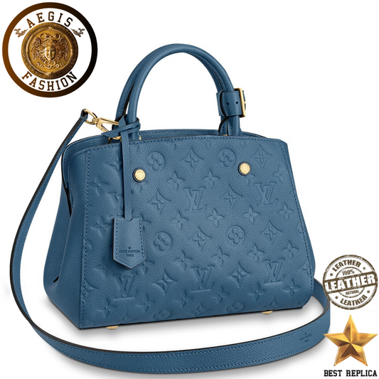replica-louis-vuitton-montaigne-bb-monogram-empreinte-bleu-jean-blue-handbag-aegis-fashion