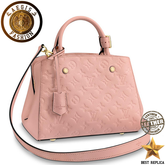 replica-louis-vuitton-montaigne-bb-monogram-empreinte-rose-poudre-pink-handbag-aegis-fashion