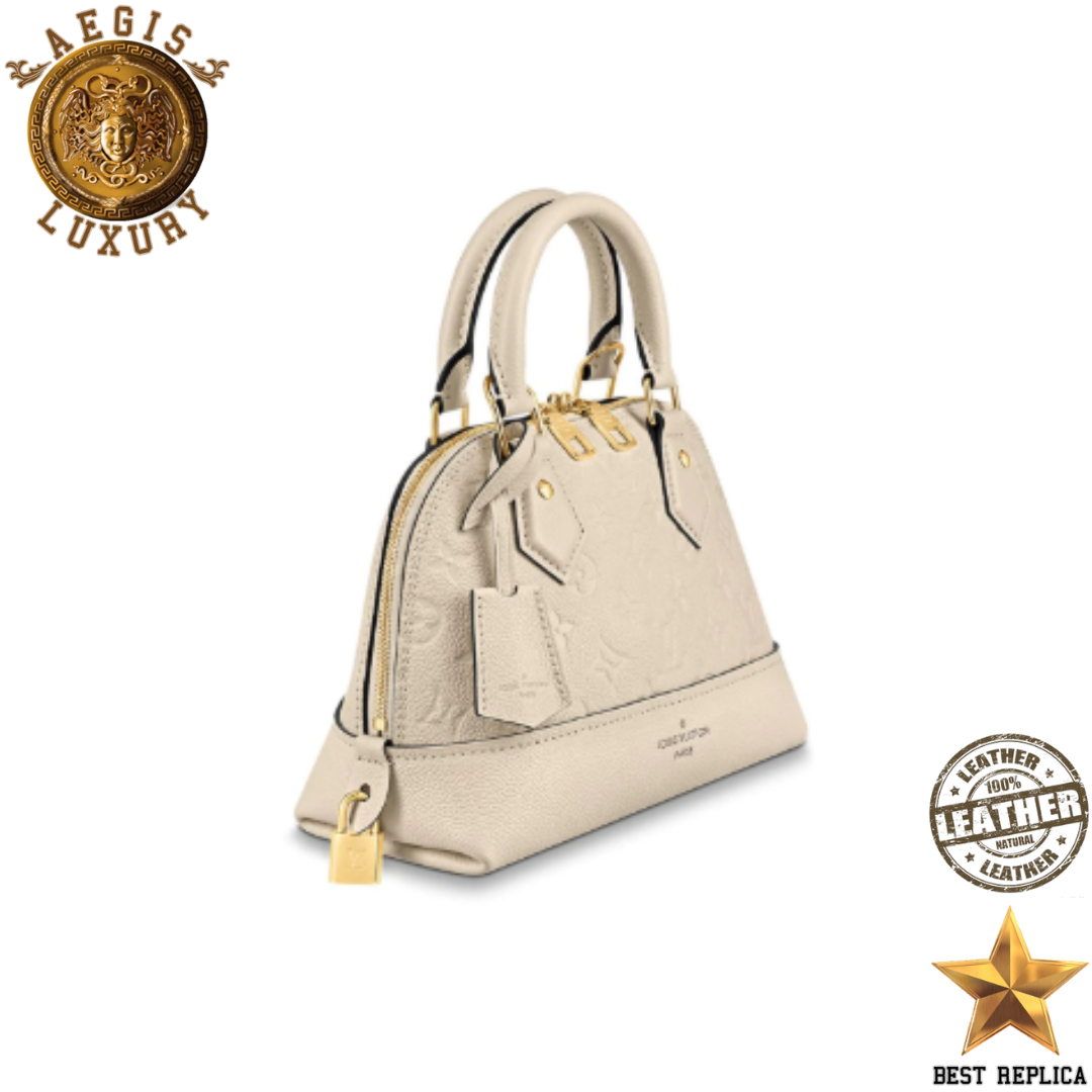 replica-louis-vuitton-neo-alma-bb-monogram-empreinte-leather-creme-beige-aegis-fashion