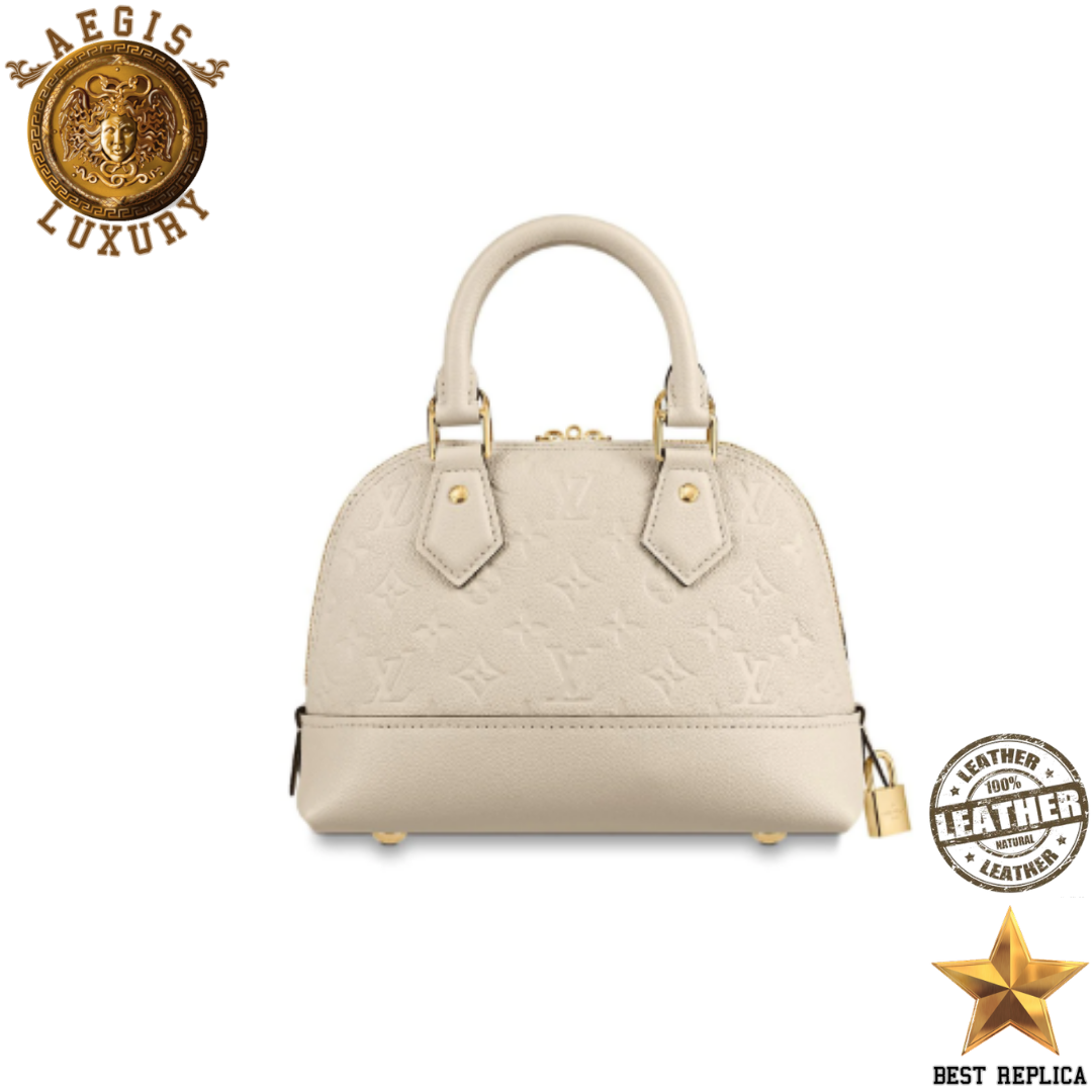 replica-louis-vuitton-neo-alma-bb-monogram-empreinte-leather-creme-beige-aegis-fashion