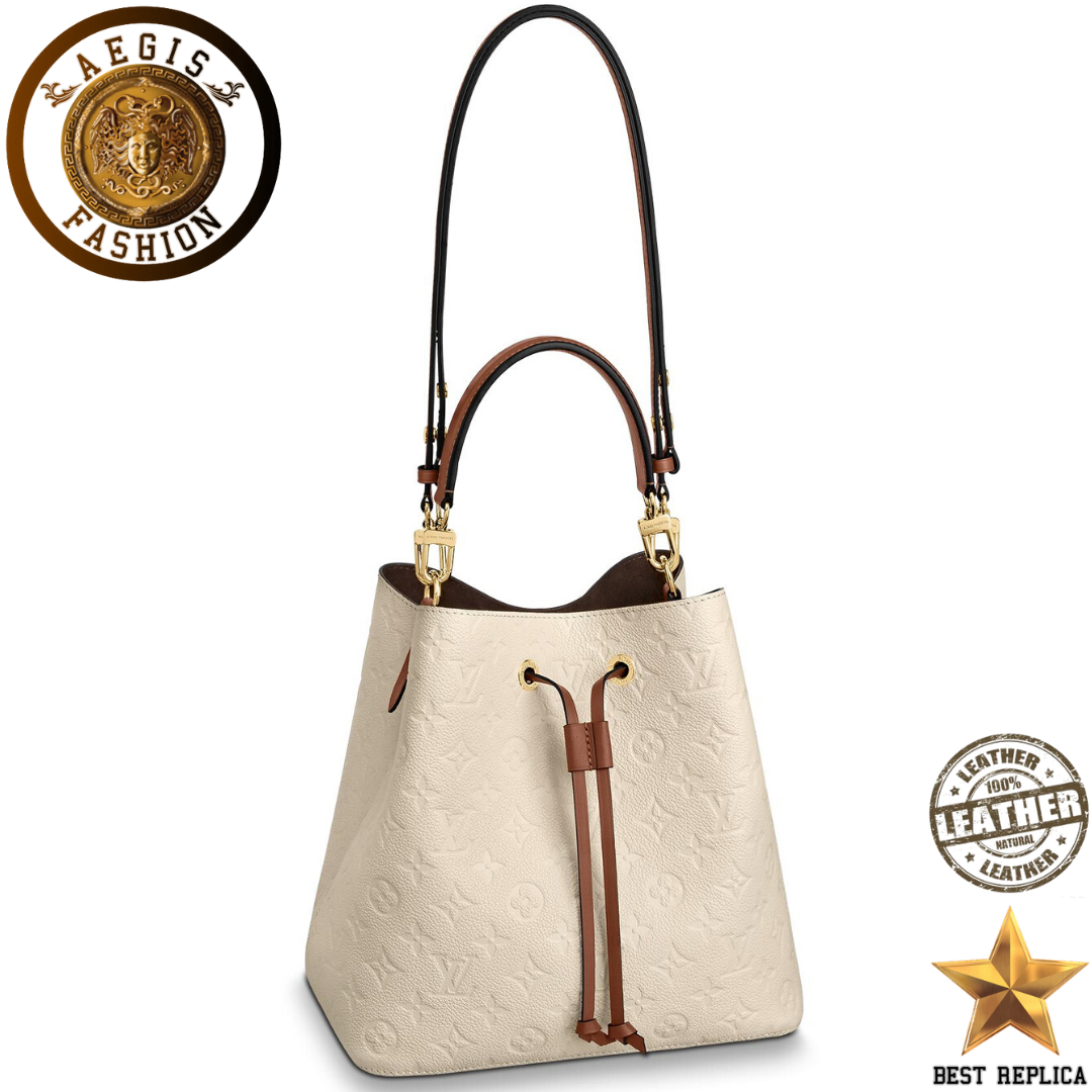 replica-louis-vuitton-neonoe-bucket-monogram-empreinte-leather-cream-and-caramel-handbag-aegis-fashion