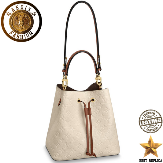 replica-louis-vuitton-neonoe-bucket-monogram-empreinte-leather-cream-and-caramel-handbag-aegis-fashion