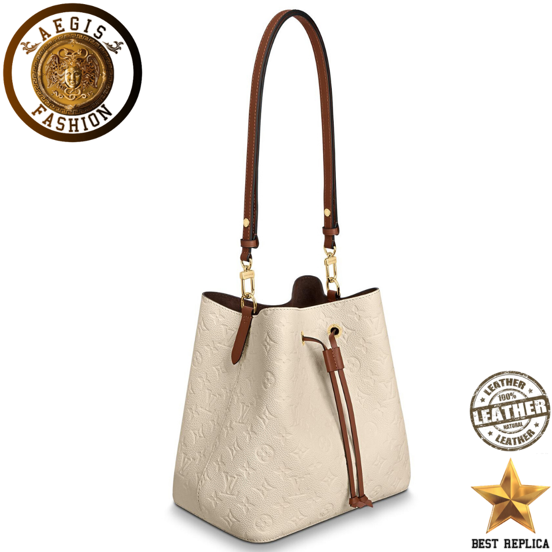 replica-louis-vuitton-neonoe-bucket-monogram-empreinte-leather-cream-and-caramel-handbag-aegis-fashion