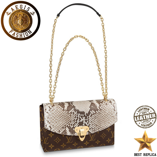 replica-louis-vuitton-saint-placide-chain-monogram-canvas-python-handbag-aegis-fashion