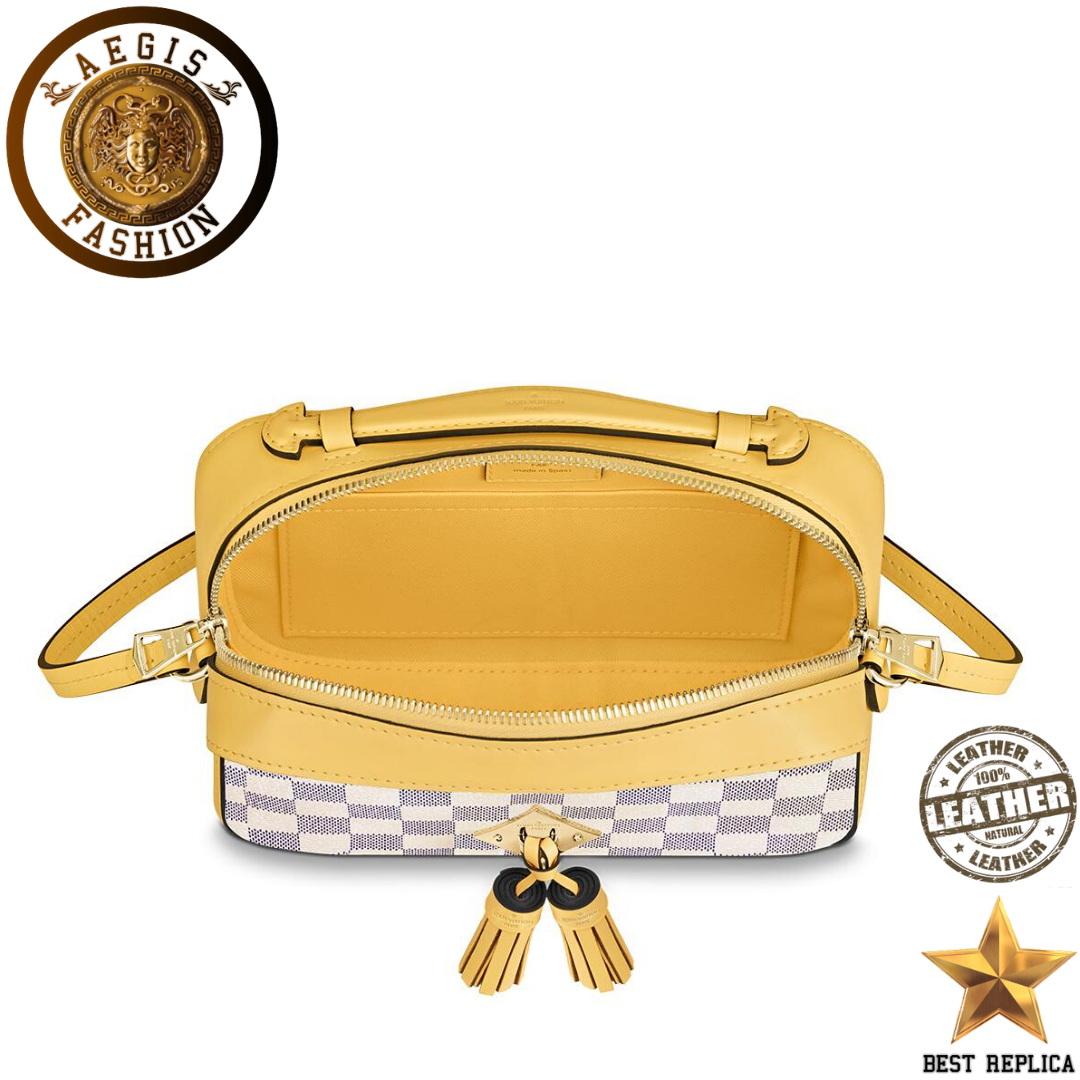 replica-louis-vuitton-saintonge-damier-azur-canvas-pineapple-yellow-handbag-aegis-fashion