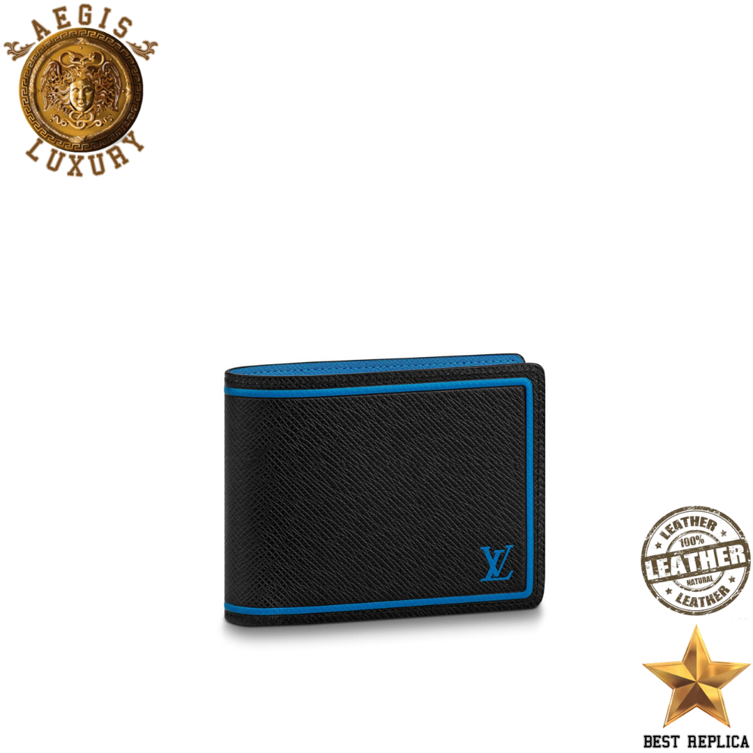 replica-louis-vuitton-taiga-leather-black-blue-wallet-aegis-fashion
