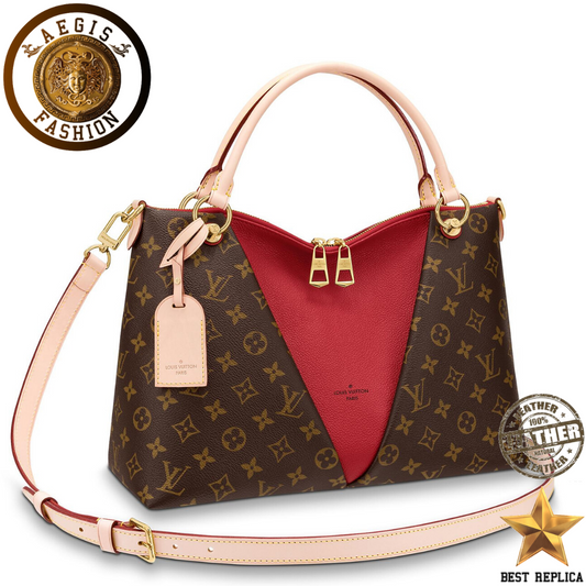 replica-louis-vuitton-v-tote-mm-monogram-canvas-cerise-red-handbag-aegis-fashion
