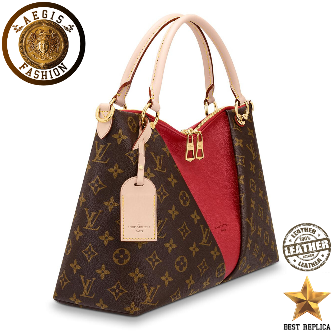 replica-louis-vuitton-v-tote-mm-monogram-canvas-cerise-red-handbag-aegis-fashion