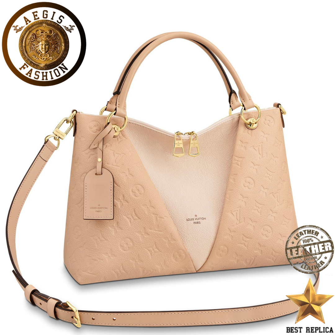 replica-louis-vuitton-v-tote-mm-monogram-empreinte-leather-beige-rose-creme-handbag-aegis-fashion