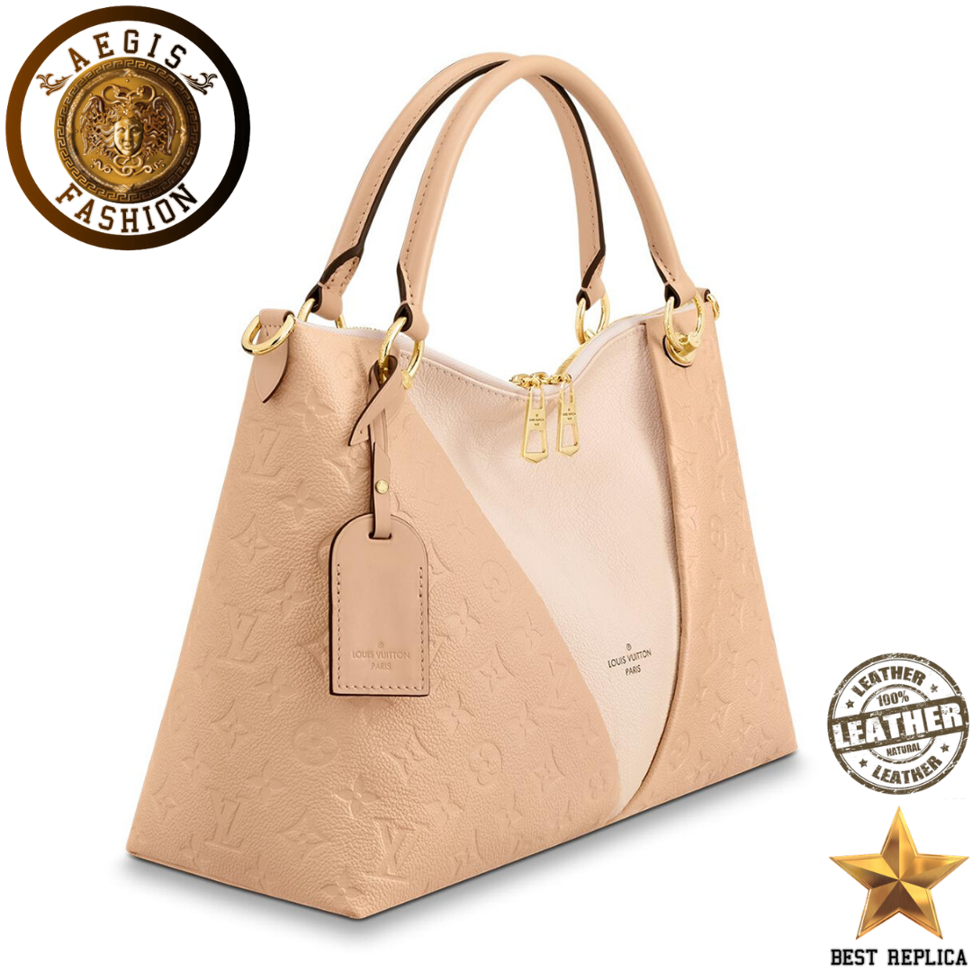 replica-louis-vuitton-v-tote-mm-monogram-empreinte-leather-beige-rose-creme-handbag-aegis-fashion