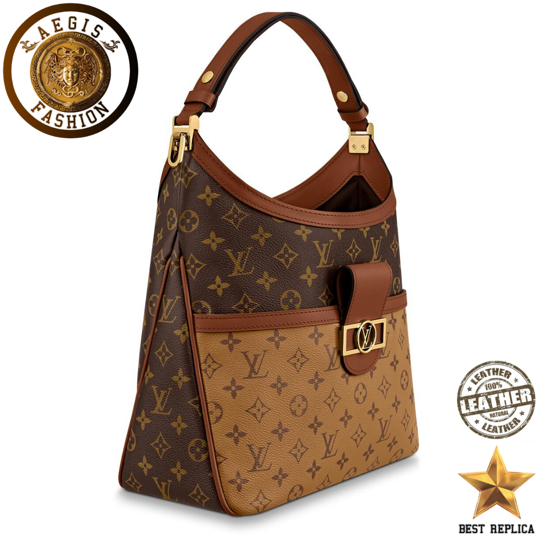 replica-new-this-season-louis-vuitton-hobo-dauphine-mm-monogram-reverse-canvas-handbag-aegis-fashion