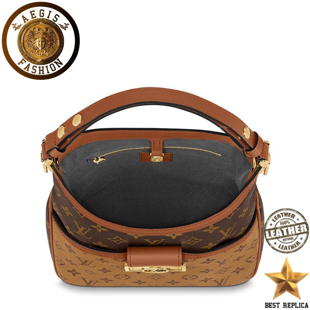replica-new-this-season-louis-vuitton-hobo-dauphine-pm-monogram-reverse-canvas-handbag-aegis-fashion