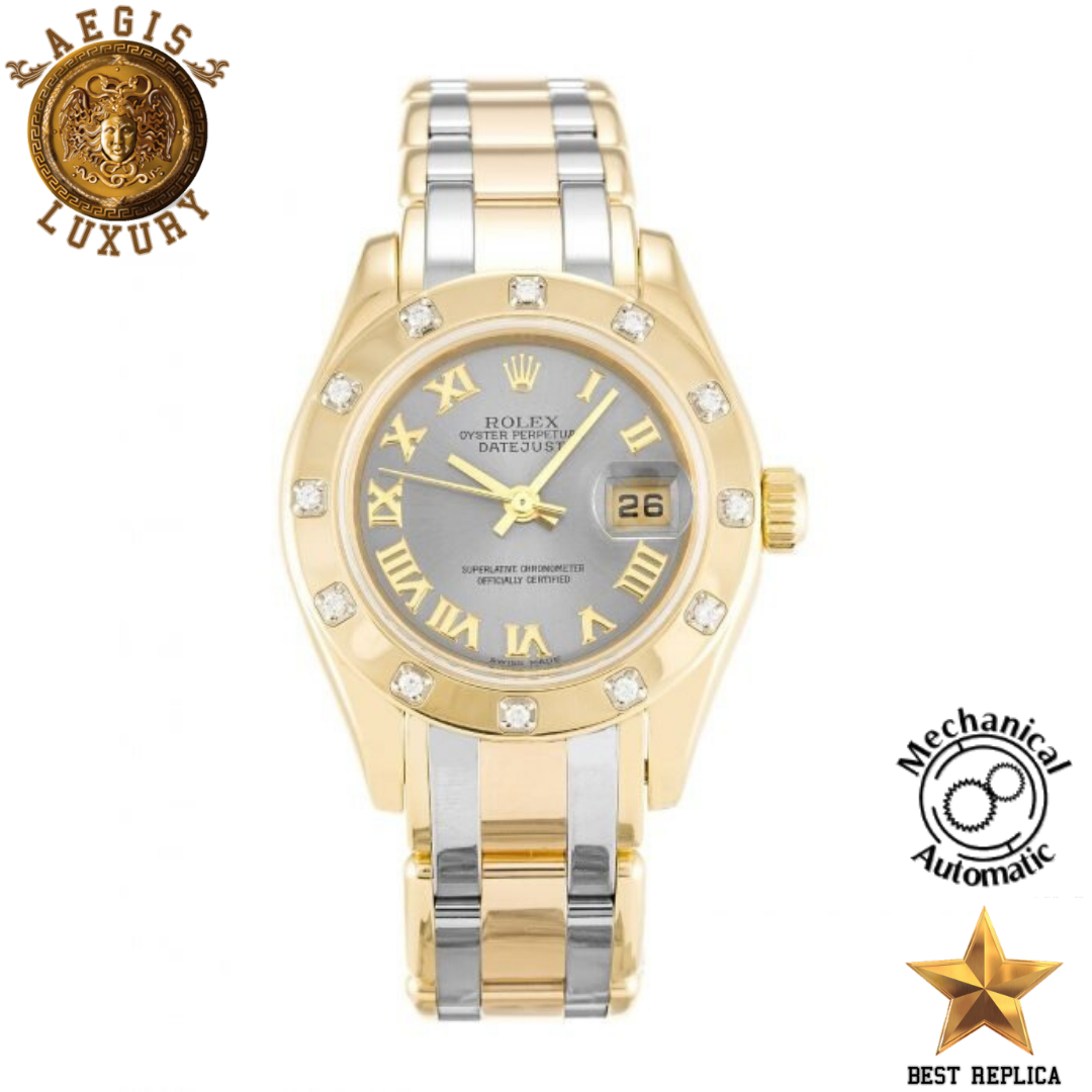 replica-rolex-pearlmaster-rhodium-roman-number-dial-yellow-gold-set-with-diamonds-case-yellow-gold-and-silver-bracelet-aegis-fashion