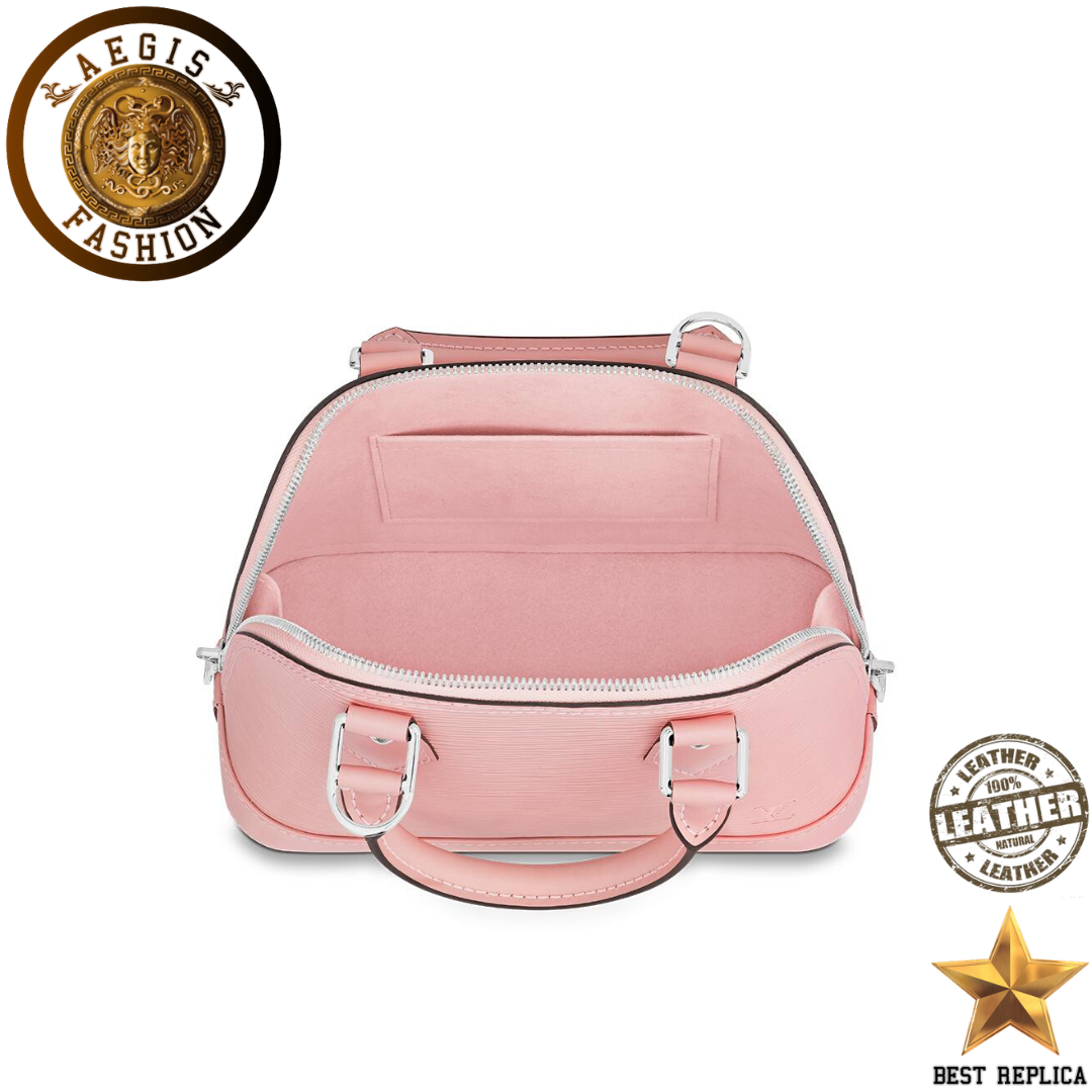replica louis vuitton alma bb rose ballerine epi leather luxury everyday bag buvola