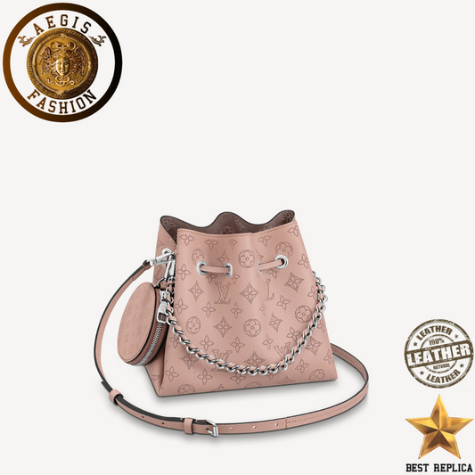 replica louis vuitton bella mahina magnolia pink luxury designer handbag buvola