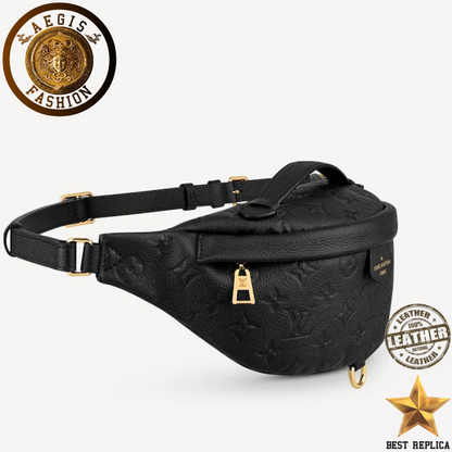 replica louis vuitton bumbag monogram empreinte leather premium designer belt bag buvola