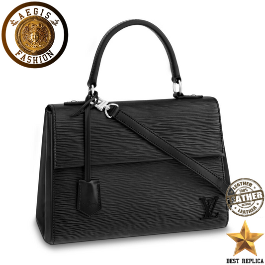 replica louis vuitton cluny bb epi leather noir black luxury designer mini handbag buvola