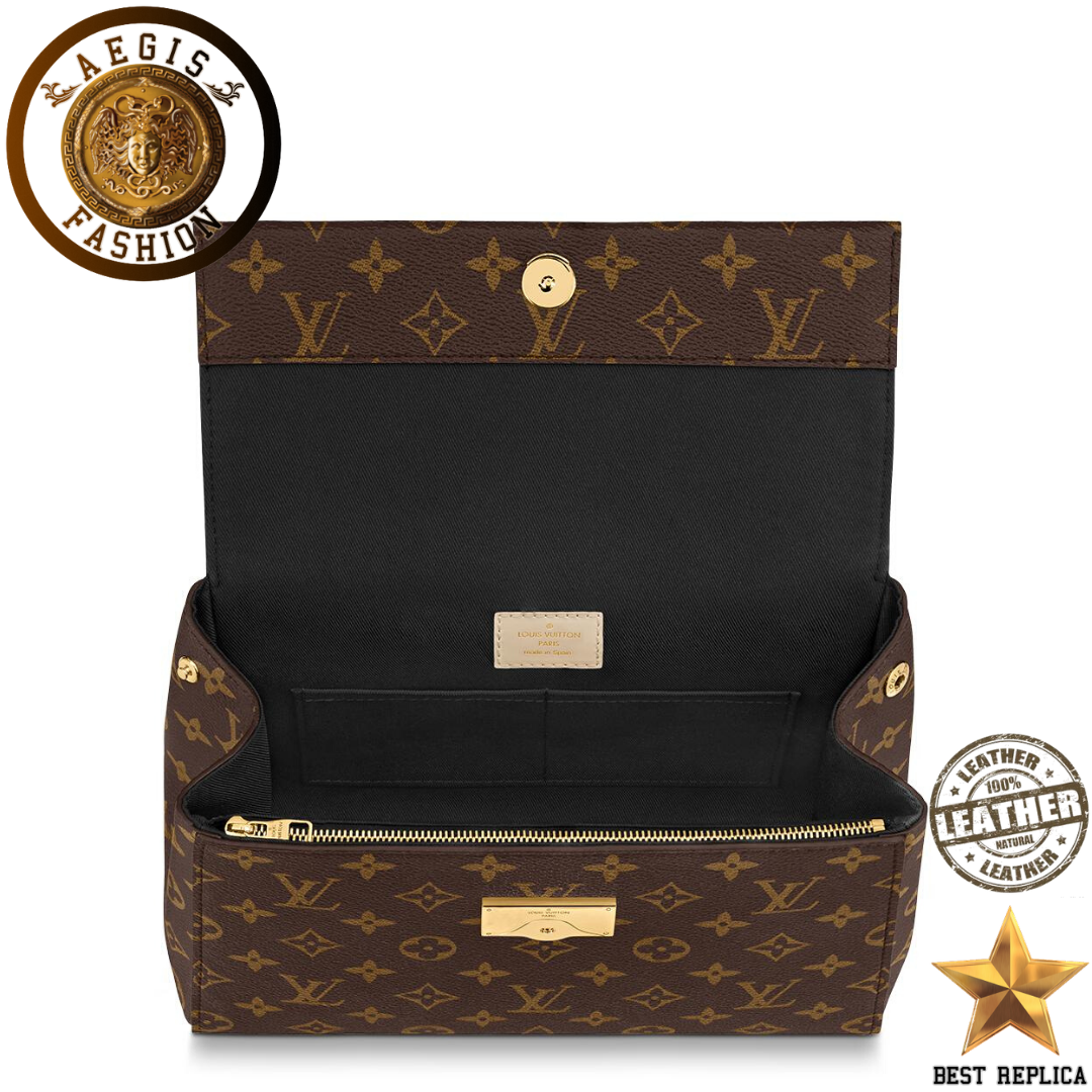replica louis vuitton cluny bb monogram creme beige luxury everyday bag buvola