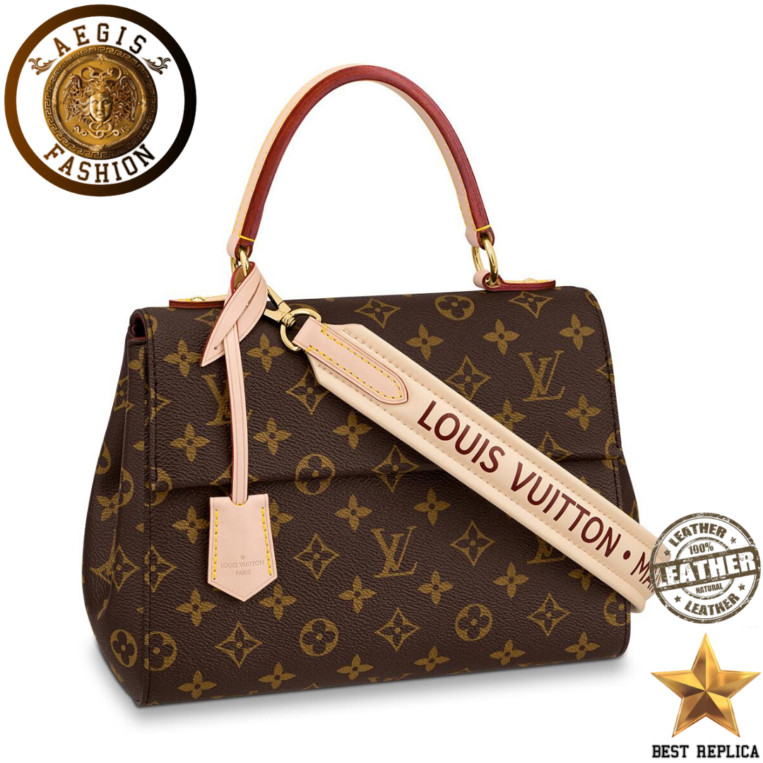replica louis vuitton cluny bb monogram canvas luxury designer mini handbag buvola