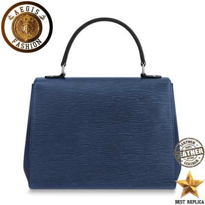 replica epi leather indigo blue louis vuitton cluny mm stylish high end handbag buvola