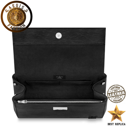 replica epi leather noir black louis vuitton cluny mm stylish high end handbag buvola