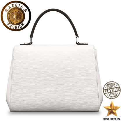replica epi leather white louis vuitton cluny mm stylish high end handbag buvola