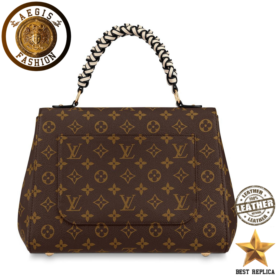 replica monogram canvas bordeaux red louis vuitton cluny mm stylish high end handbag buvola