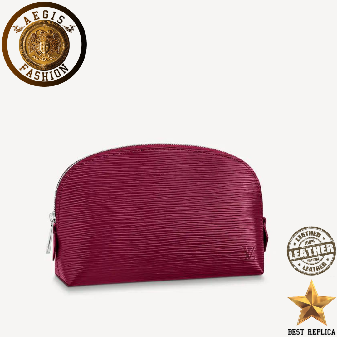 replica louis vuitton cosmetic pouch epi leather luxury designer pouch buvola