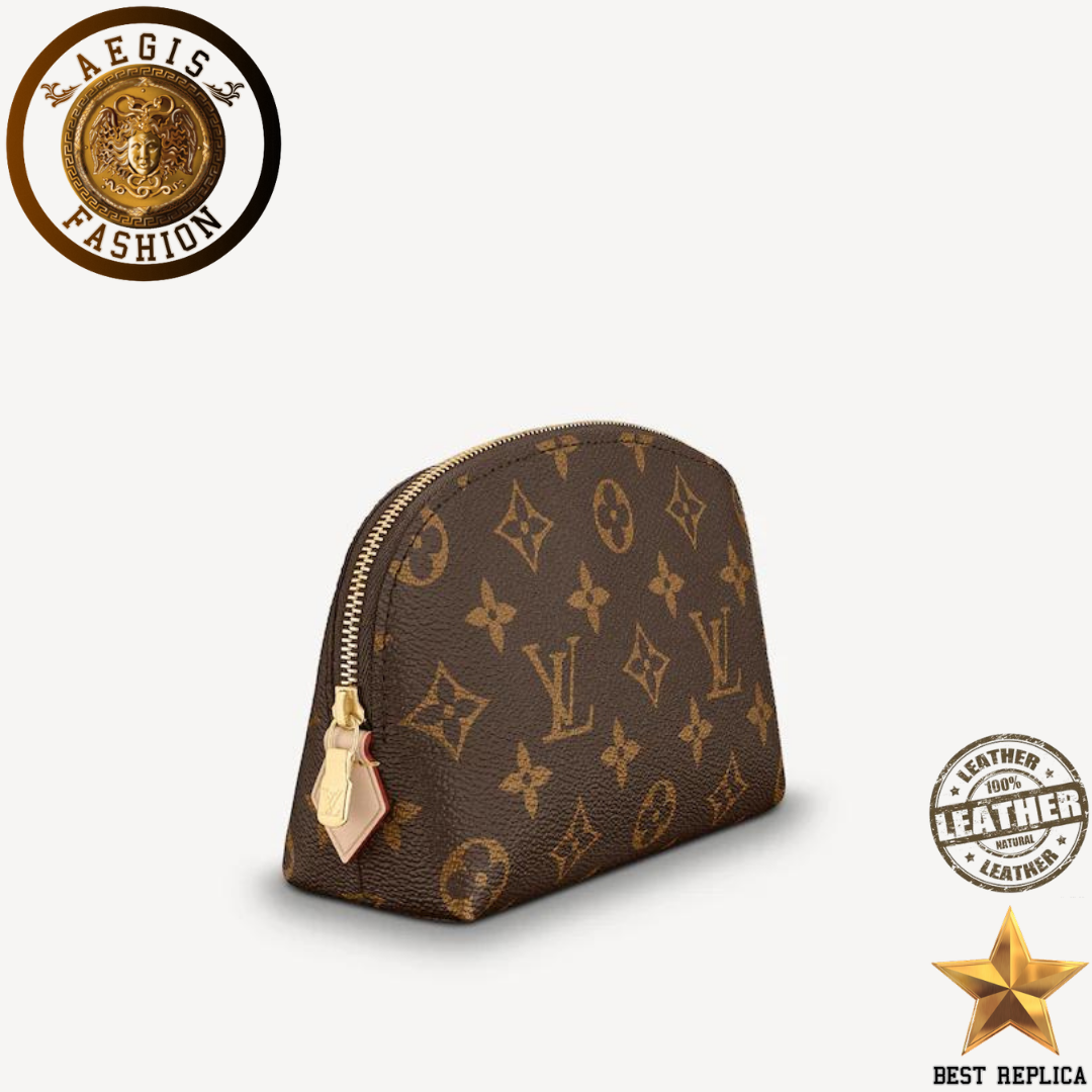 replica louis vuitton cosmetic pouch monogram canvas premium designer pouch buvola