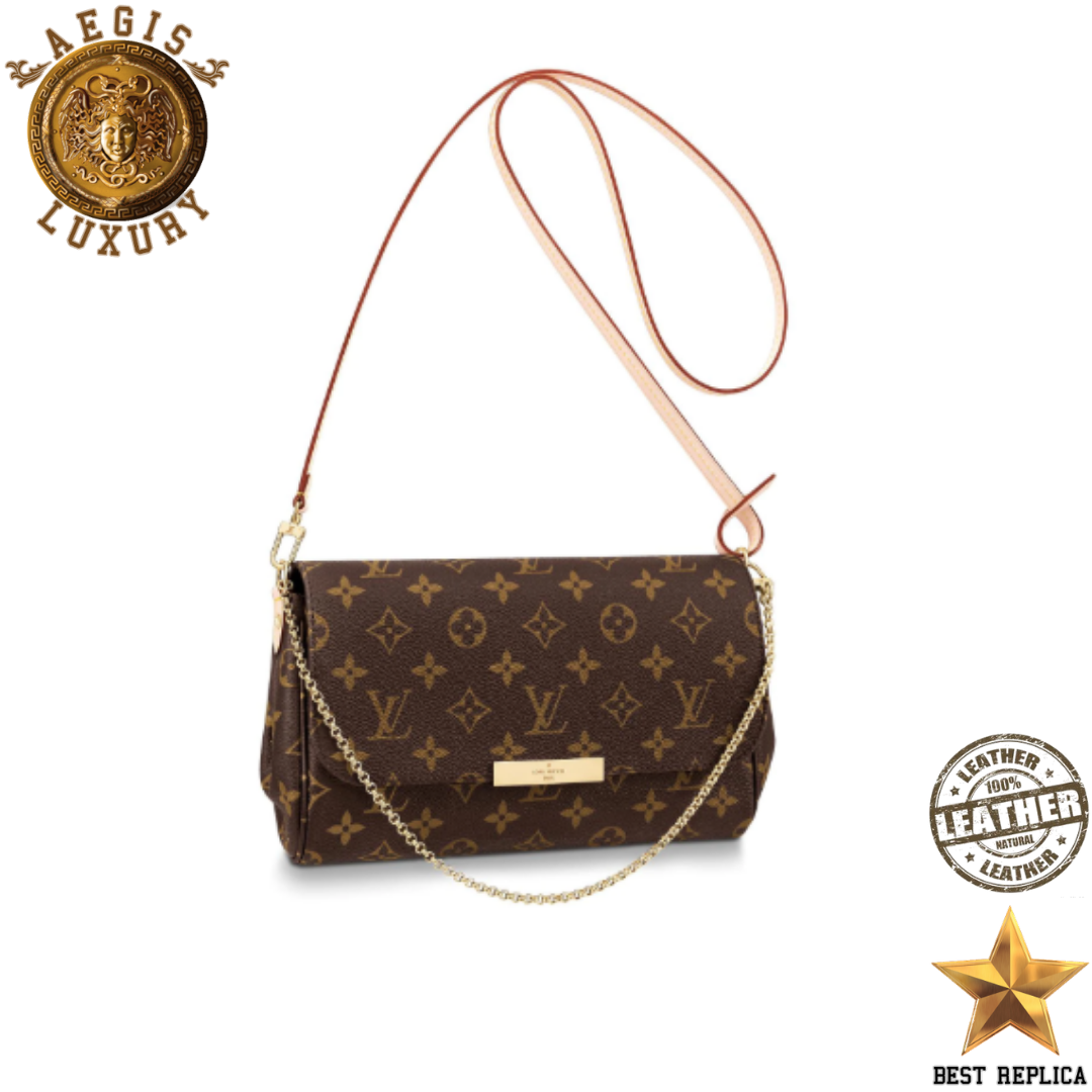 replica louis vuitton favorite mm monogram canvas luxury designer shoulder bag buvola
