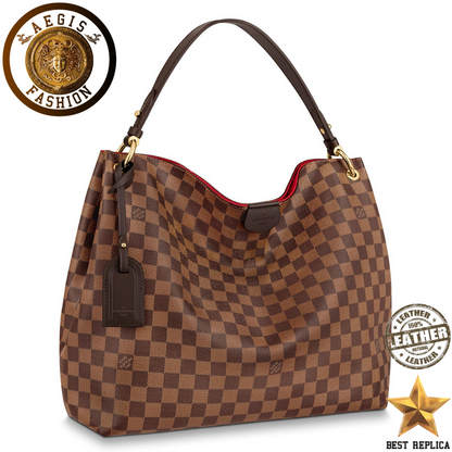 replica louis vuitton graceful mm damier ebene luxury designer handbag buvola
