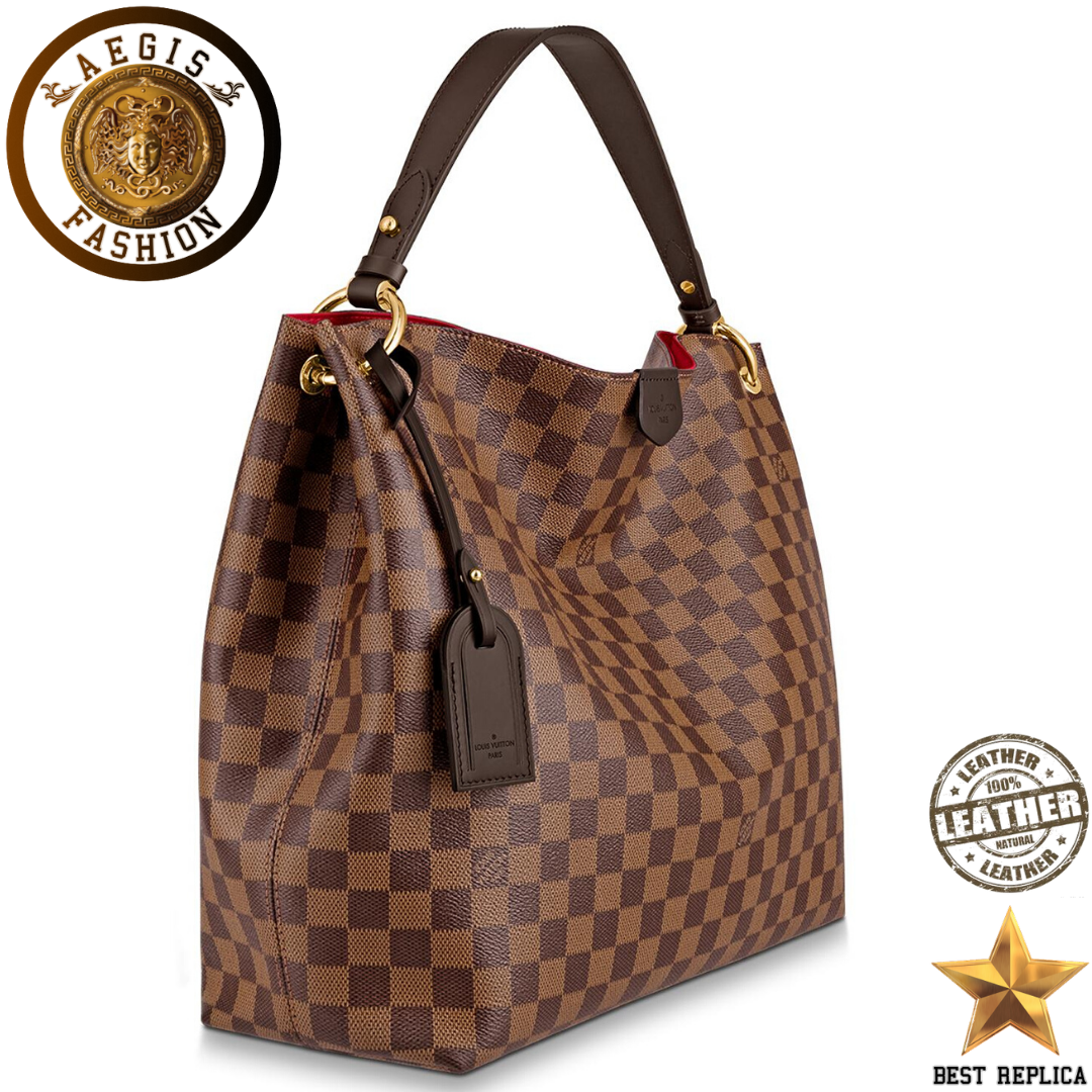 replica damier ebene louis vuitton graceful mm premium designer handbag buvola
