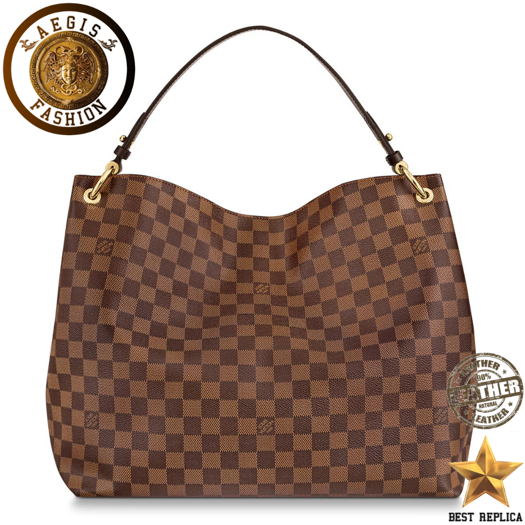 replica damier ebene canvas louis vuitton graceful mm high end handbag buvola
