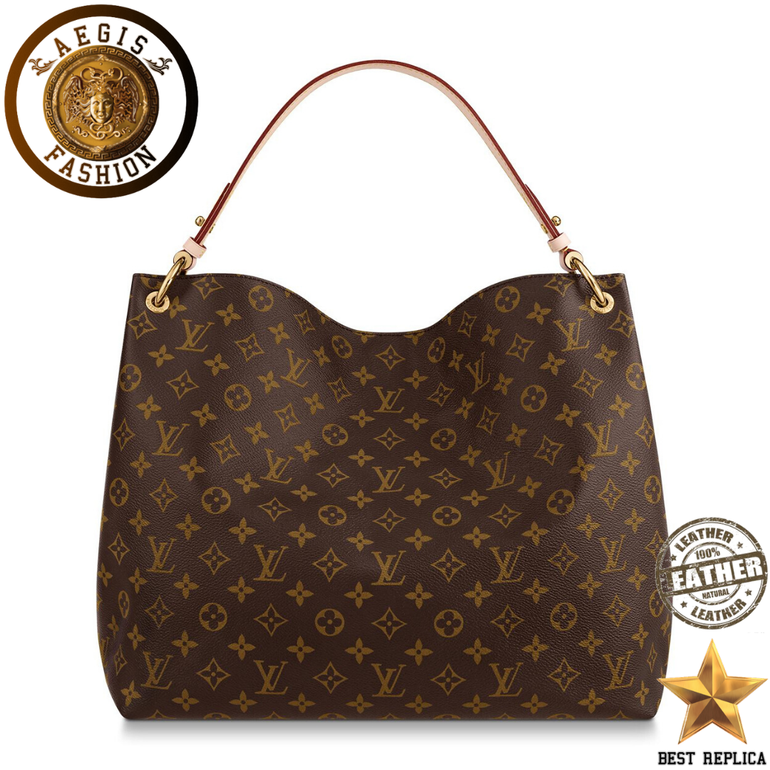 replica monogram canvas beige louis vuitton graceful mm high end handbag buvola