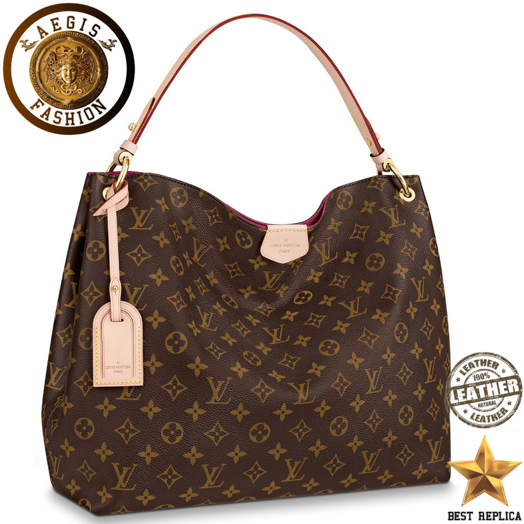 replica louis vuitton graceful mm monogram canvas pivoine luxury designer handbag buvola
