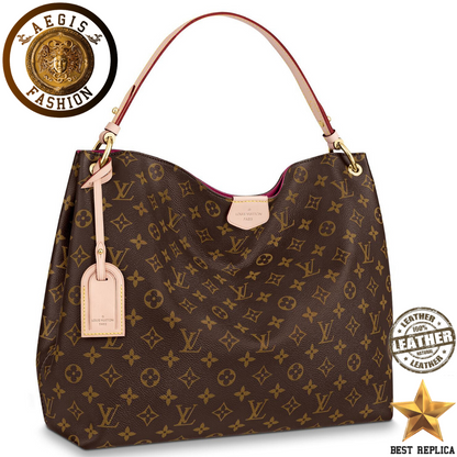 replica louis vuitton graceful mm monogram canvas pivoine luxury designer handbag buvola