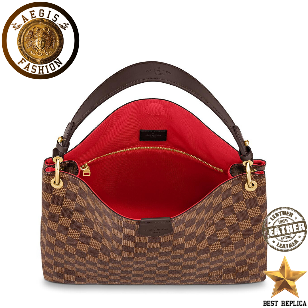 replica louis vuitton graceful pm damier ebene luxury everyday handbag buvola