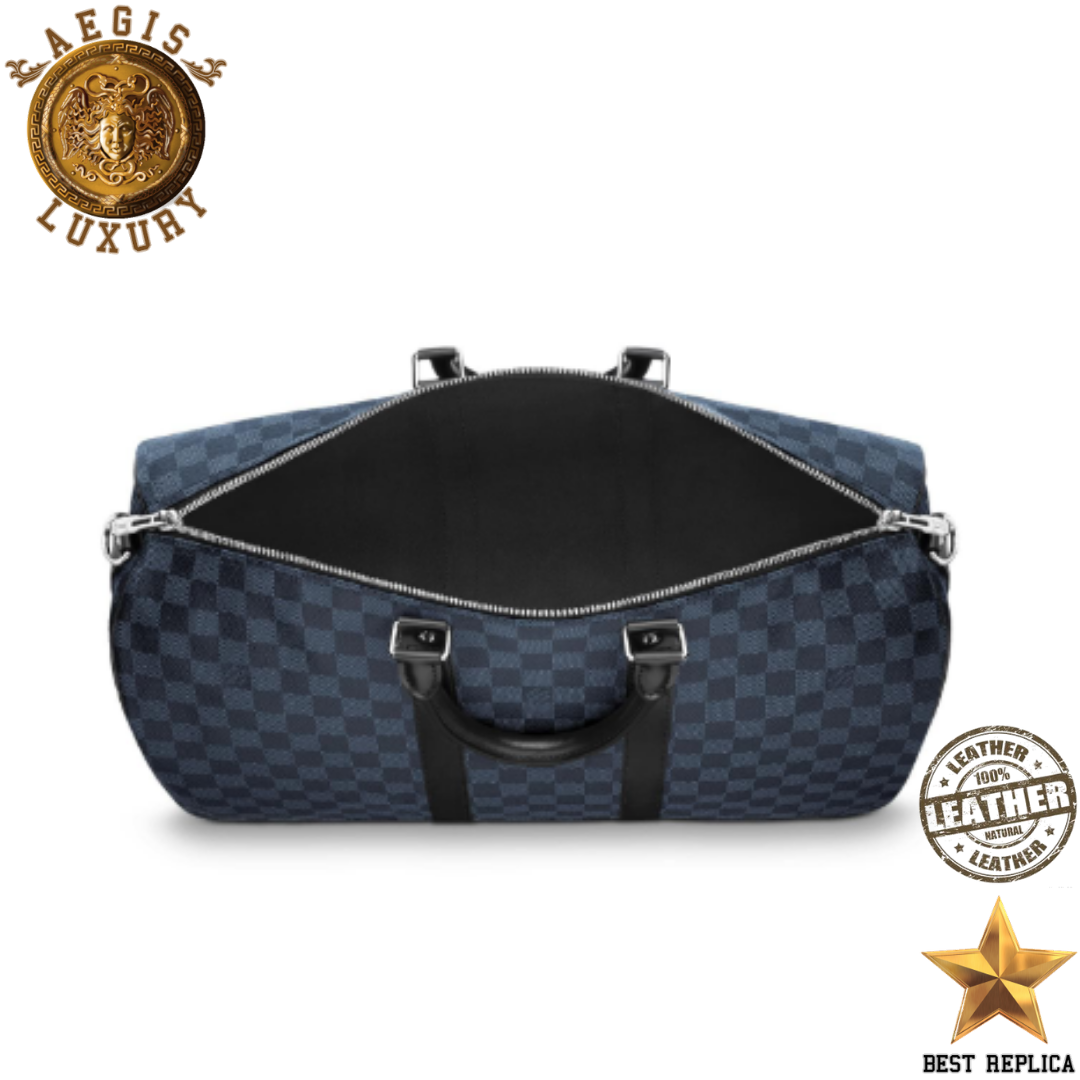 replica keepall bandouliere 45 damier cobalt louis vuitton premium designer travel luggage buvola