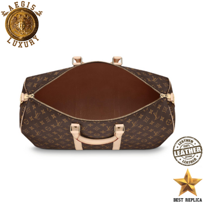 replica keepall bandouliere 50 monogram canvas louis vuitton premium designer travel luggage buvola
