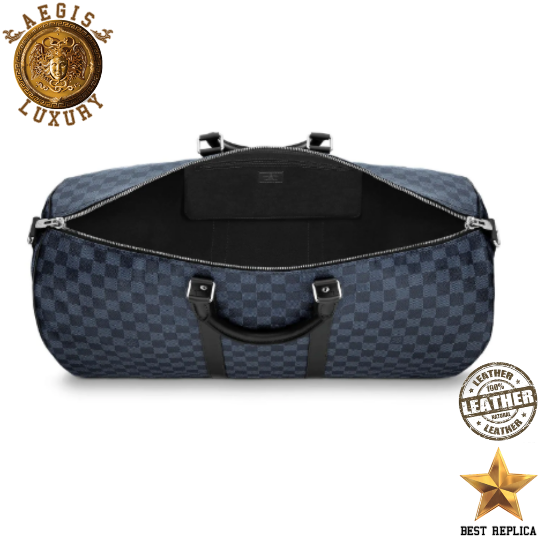 replica louis vuitton keepall 55 damier cobalt canvas stylish high end weekender bag buvola