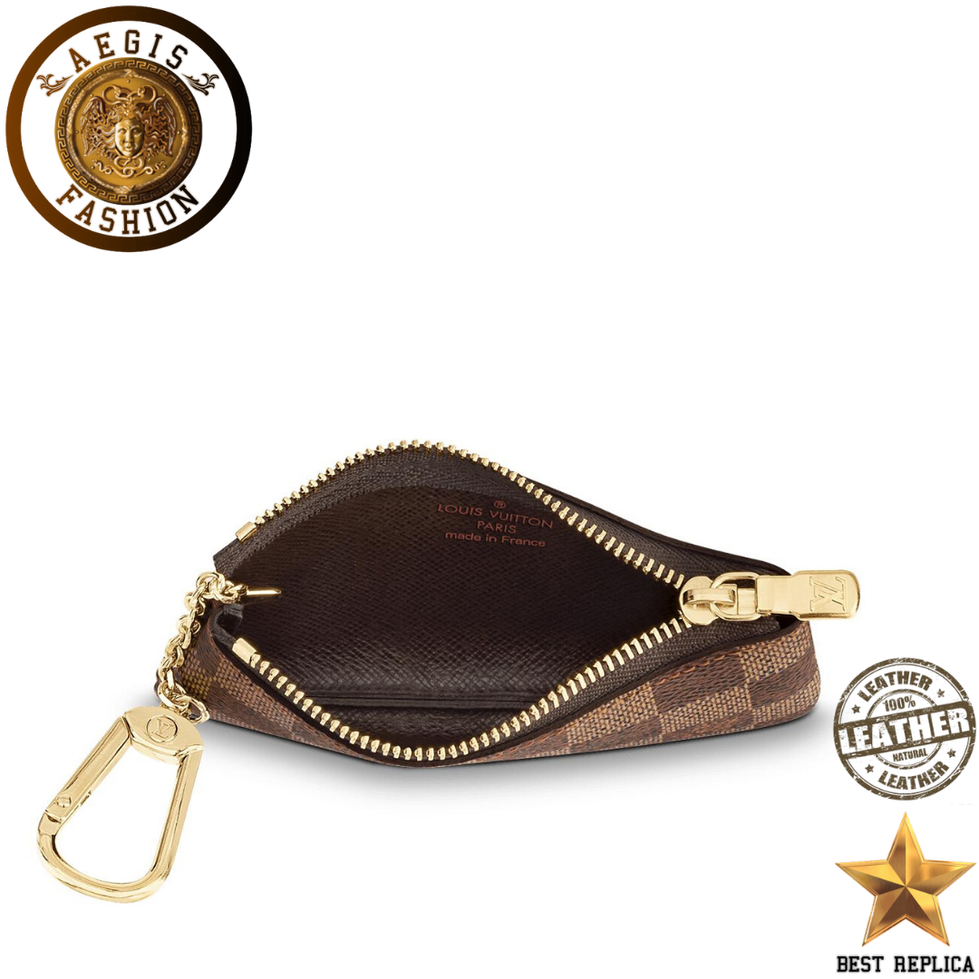 replica louis vuitton key pouch damier ebene luxury key holder buvola