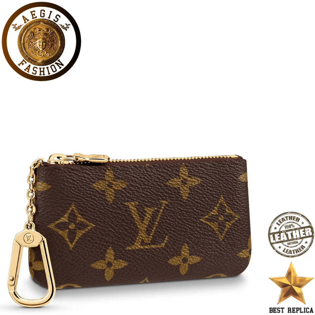 replica louis vuitton key pouch monogram canvas luxury designer accessory buvola