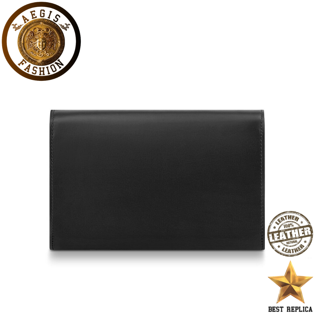 replica louis vuitton louise chain gm black stylish high end chain clutch buvola