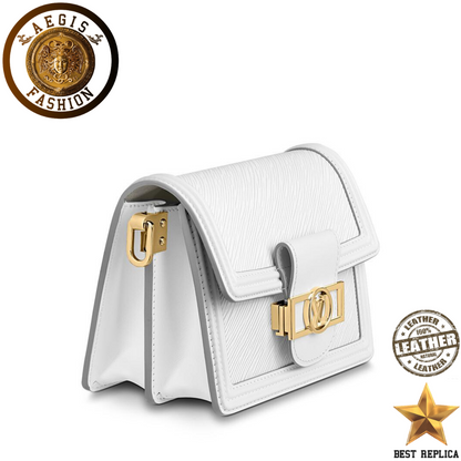 replica epi leather snow white louis vuitton mini dauphine premium designer handbag buvola