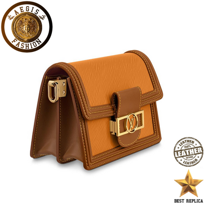 replica monogram reverse canvas louis vuitton mini dauphine premium designer handbag buvola