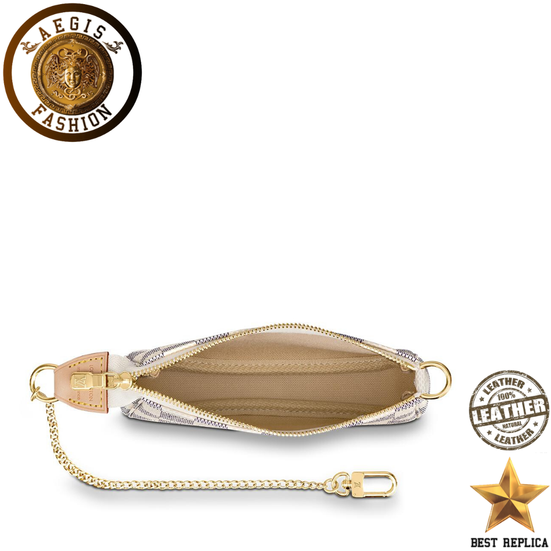 replica louis vuitton mini pochette accessoires damier azur luxury small pouch buvola