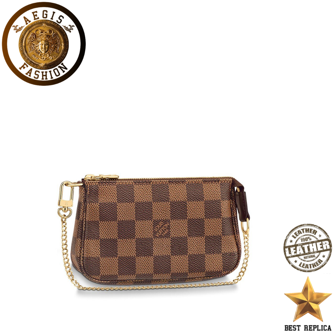 replica louis vuitton mini pochette accessoires damier ebene luxury designer accessory buvola