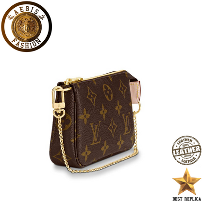 replica monogram canvas louis vuitton mini pochette accessoires premium designer accessory buvola