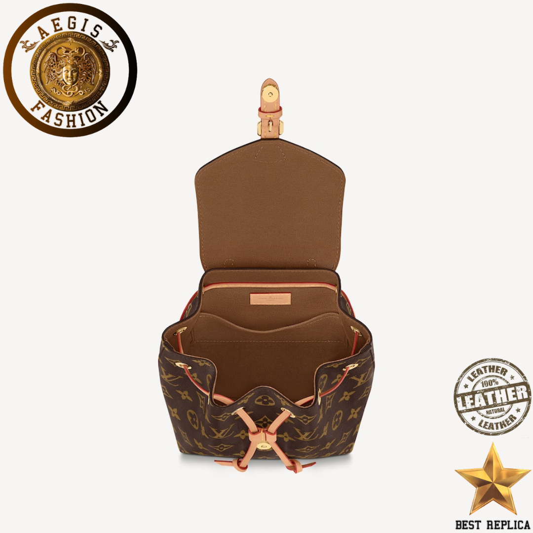 replica monogram canvas louis vuitton montsouris bb backpack high end designer bag buvola